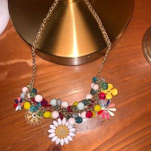 Multi Colored Statement Necklace